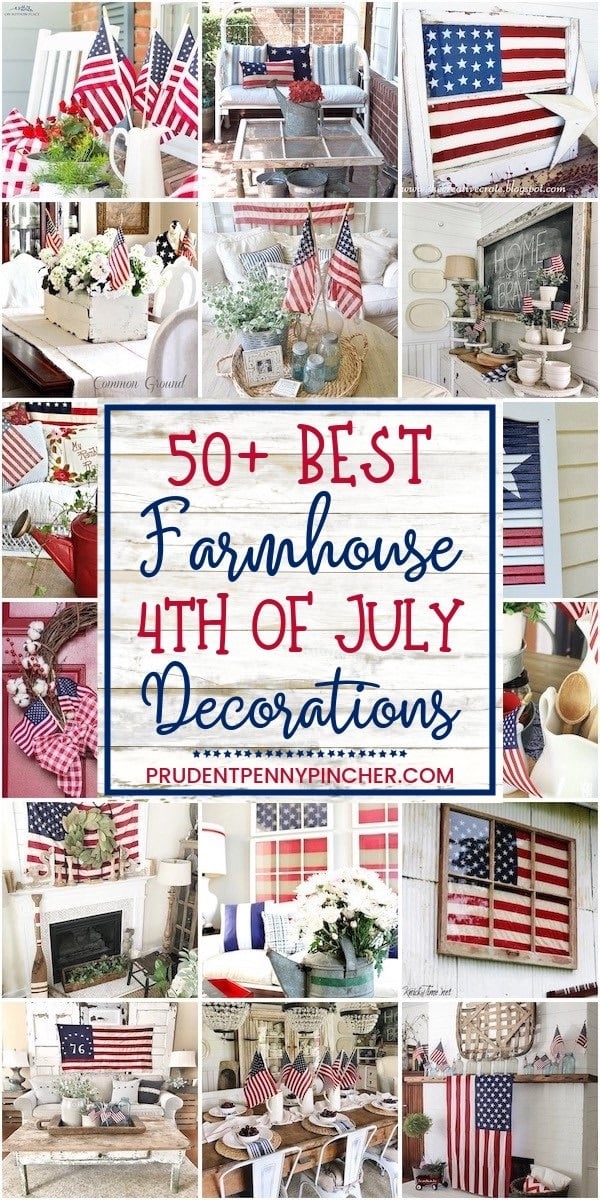 50 Farmhouse 4th of July Decorations