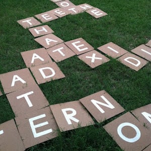 DIY Giant Bananagrams