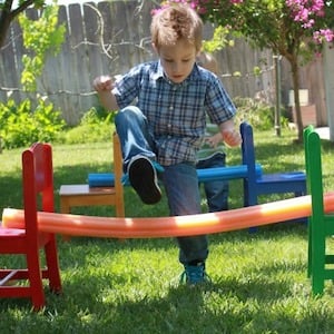Pool Noodle Backyard Obstacle Course