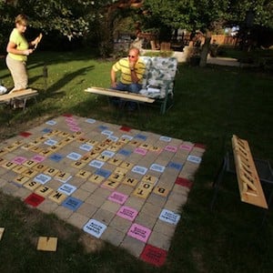 Scrabble de césped