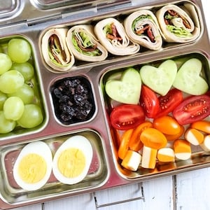 Turkey Club Roll Ups Kids Lunch Box