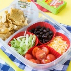 DIY Nachos Lunchbox, Lunch Box Nachos for Kids