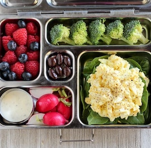 Healthy Egg Salad Lunch Box