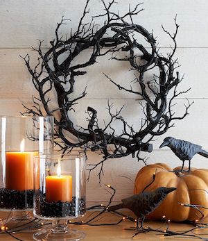 Creepy Branch Wreath