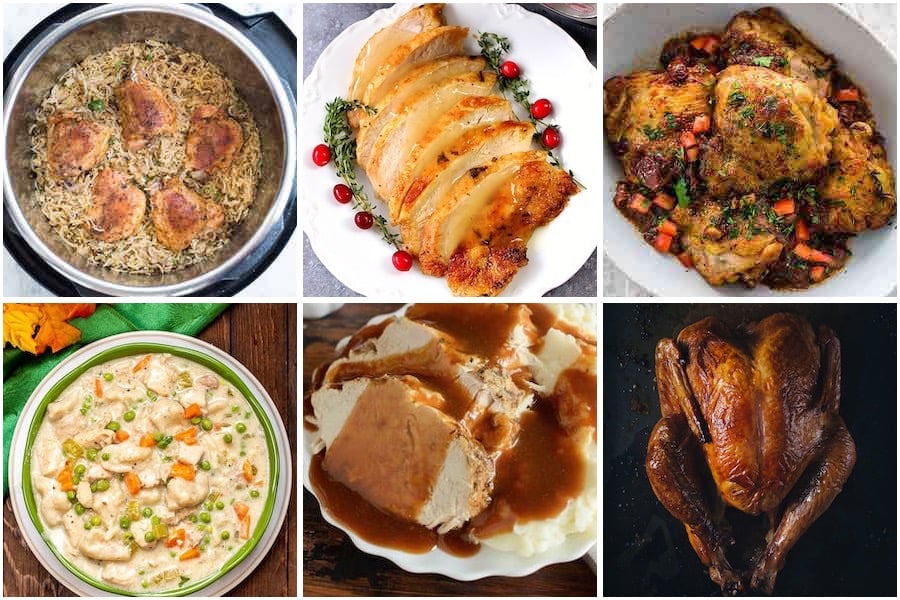 turkey and chicken dinner fall instant pot recipes 