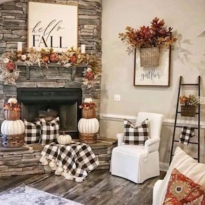 50 Buffalo Check DIY Fall Decor Ideas - Prudent Penny Pincher