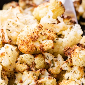 Roasted Cauliflower in the air fryer