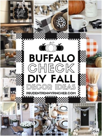 30 Buffalo Check DIY Fall Decor Ideas