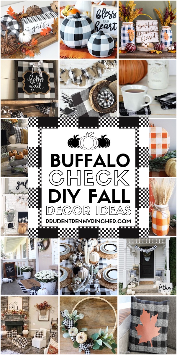 30 Buffalo Check DIY Fall Decor Ideas