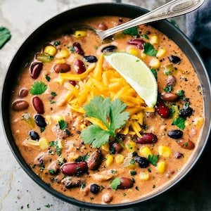 Creamy Taco Chicken Chili