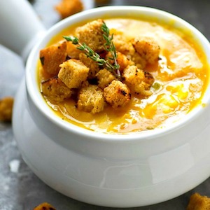 Roasted Garlic Butternut Squash Soup