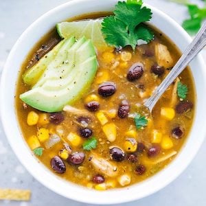 Salsa Verde Chicken Soup