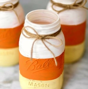 Candy Corn Jars