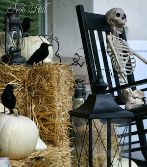 Front Porch Scary halloween decorations