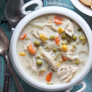 creamy Chicken Pie Soup recipe