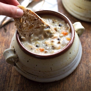 crockpot Chicken & Wild Rice Soup