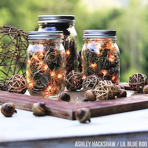 Maple Leaf Mason Jar - Mason Jar Crafts Love