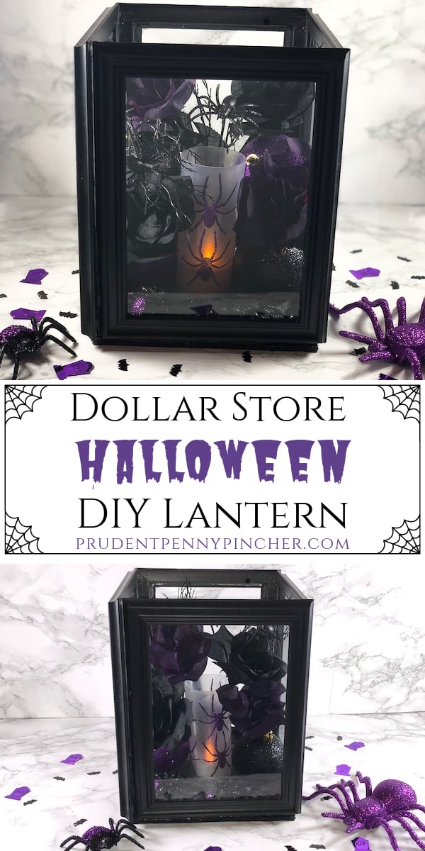 Dollar Store Halloween DIY Lantern