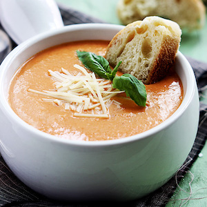 crockpot Tomato Basil Parmesan Soup