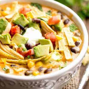 slow cooker Chicken Fajita Soup