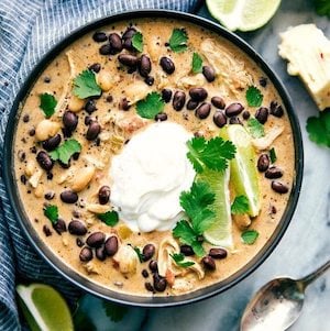 crock pot Green Chile Chicken Enchilada Soup