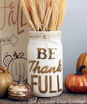 Be Thankful Jar