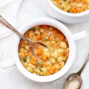 crockpot Vegetable Bean Soup recipe 
