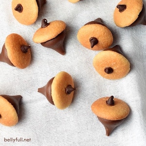 Chocolate Acorns Fall Appetizer