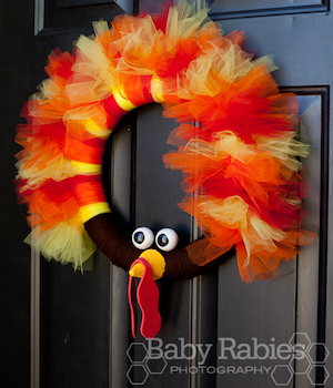 Turkey Tulle Wreath