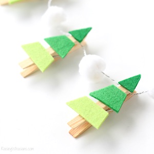 Ombre Christmas Tree Garland