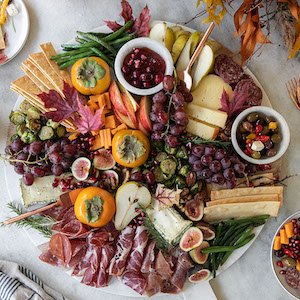 Thanksgiving Cheese Platter Appetizer