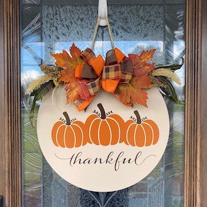 Thankful Door Hanger