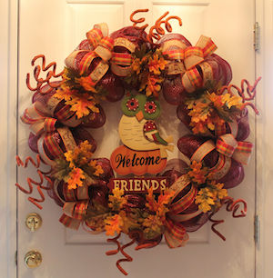 Thanksgiving Deco Mesh Wreath