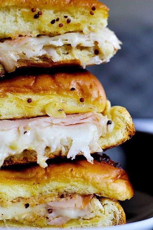 5-ingredient Turkey Swiss Sliders