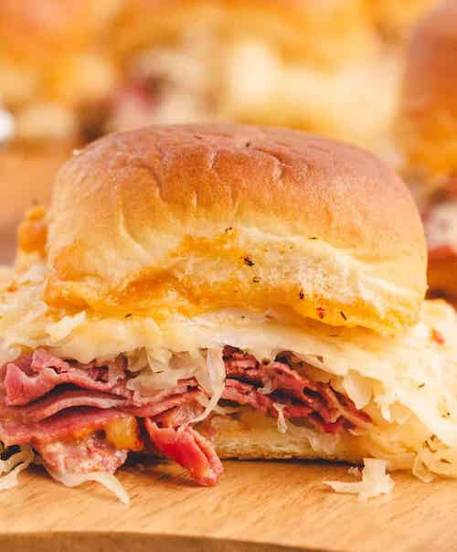 Baked Reuben Slider recipe
