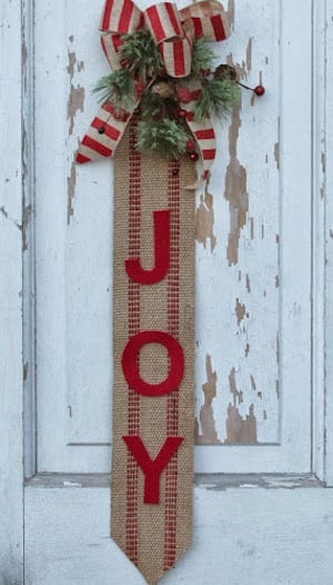 christmas Joy Door Hanger craft to sell