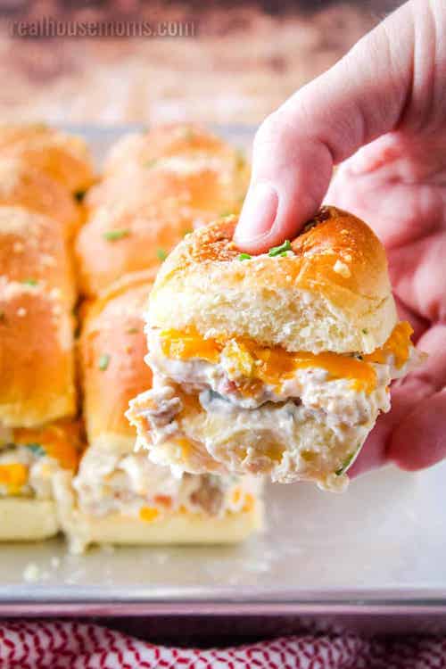 crack chicken sliders