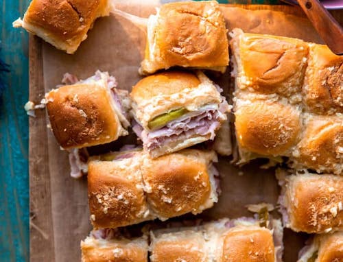 Cuban Slider sandwiches