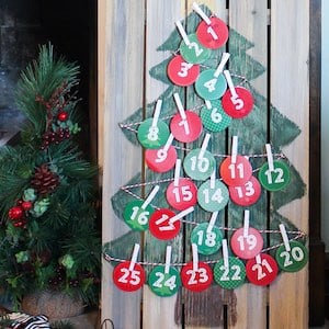 Pallet Wood Advent Calendar