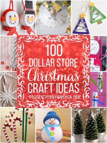 100 Dollar Store Christmas Crafts