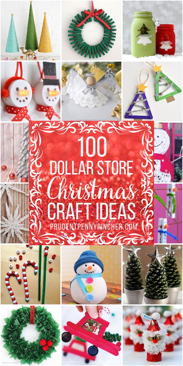 100 Dollar Store Christmas Crafts