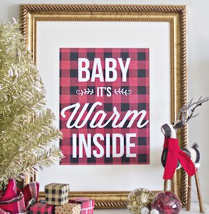 West Elm Knock Off Christmas Printable