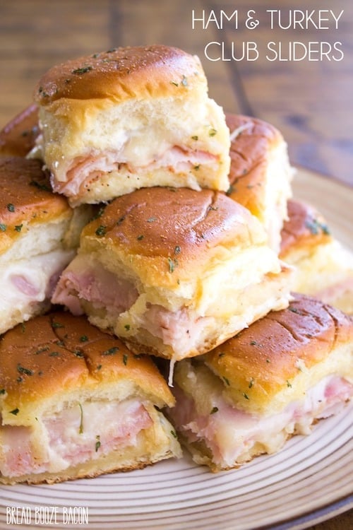 Ham and Turkey Club Sliders
