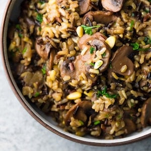 instant pot Wild Rice Pilaf thanksgiving side