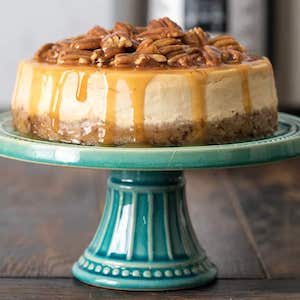 Caramel Pecan Cheesecake