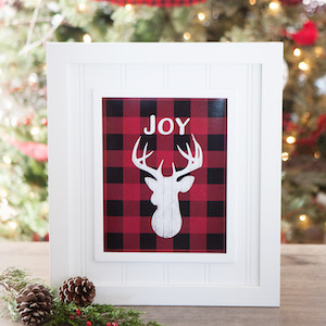 Free Buffalo Check Plaid Christmas Printables