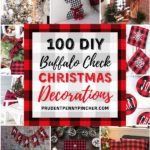 100 DIY Buffalo Check Christmas Decorations