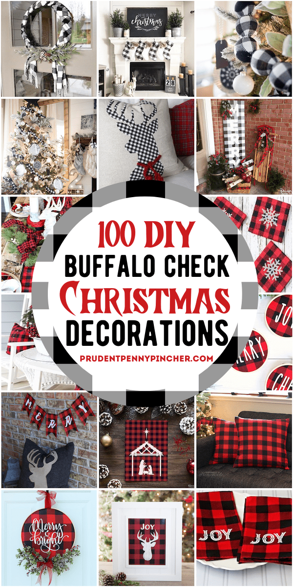 100 DIY Buffalo Plaid Christmas Decor Ideas - Prudent Penny Pincher