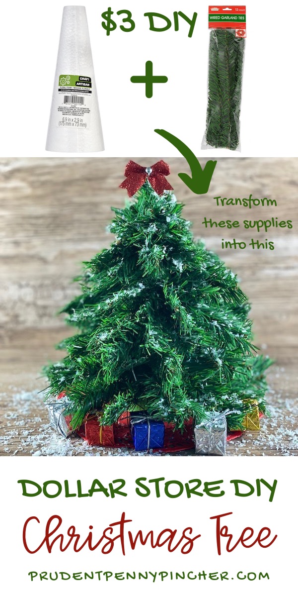 Dollar Store DIY Christmas Tree