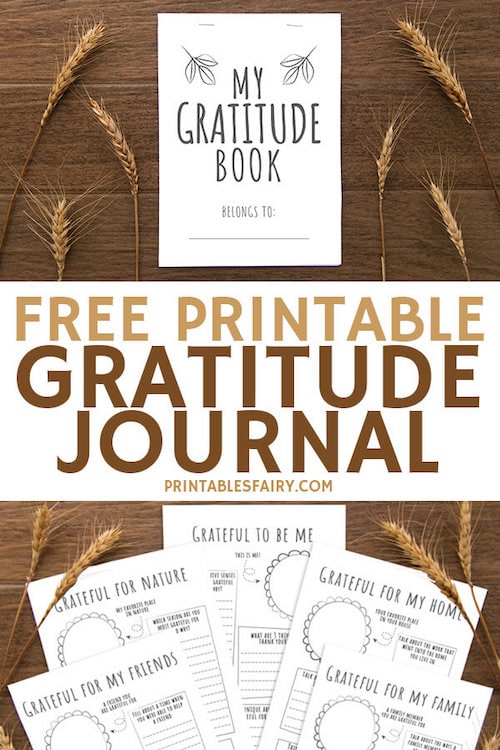 printable gratitude journal